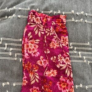 Floral Pink Women's Skirt